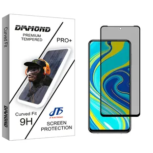 JF Diamond Privacy Screen Protector For Xiaomi Redmi Note 9S