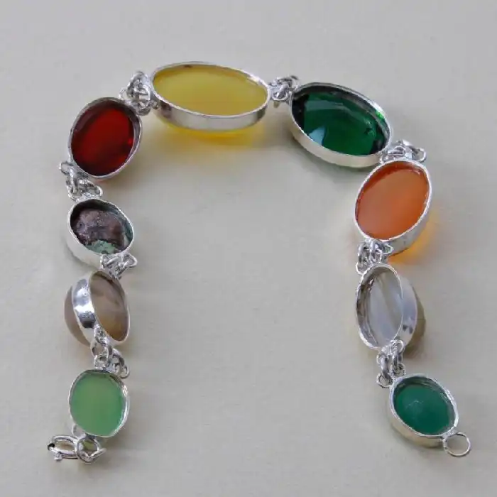 دستبند نقره زنانه مدل ام البنین کد P120