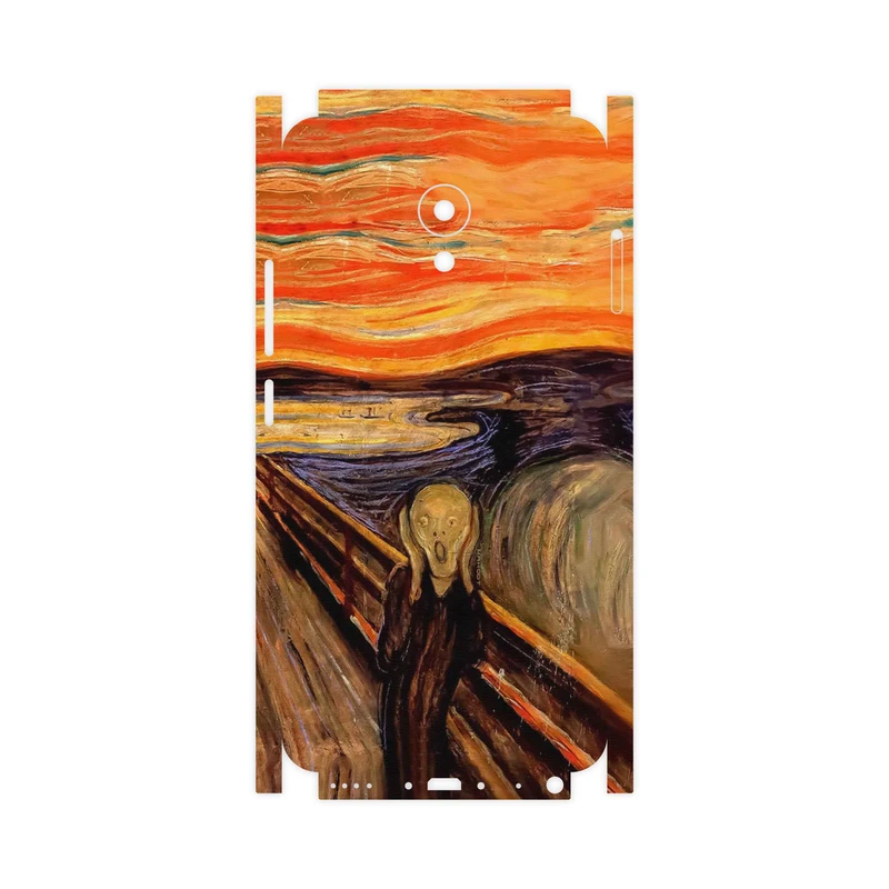 برچسب پوششی ماهوت مدل The Scream of Munch-FullSkin مناسب برای گوشی موبایل میزو M5