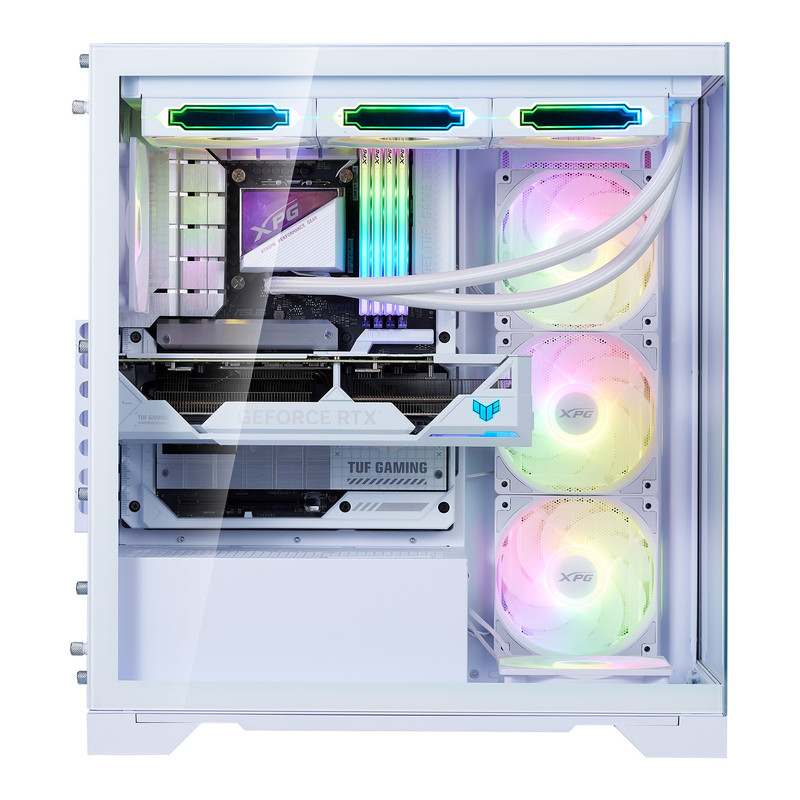 کیس کامپیوتر ای دیتا ایکس پی جی مدل INVADER X BTF WHITE
