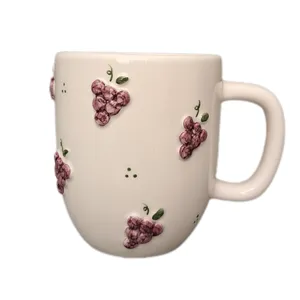 ماگ سرامیکی مدل انگور برجسته کد1601