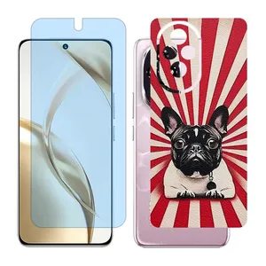 Glass Together model matte anti blue screen protector suitable for Honor 200 mobile phone with back cover sticker