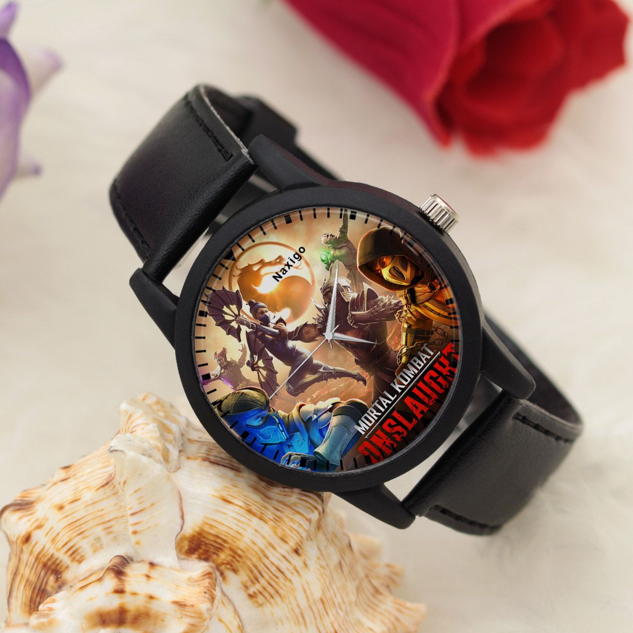 ساعت مچی عقربه ای ناکسیگو مدل Mortal Kombat کد LF6773 -  - 3