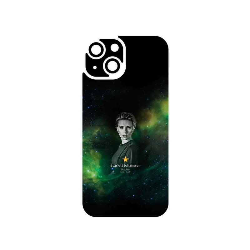 برچسب پوششی ماهوت مدل Scarlett Johansson مناسب برای گوشی موبایل اپل iPhone 15