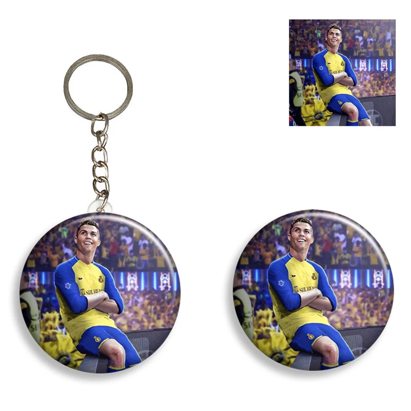 پیکسل مدل رونالدو طرح Cristiano Ronaldo کد AM75 به همراه جاکلیدی و استیکر