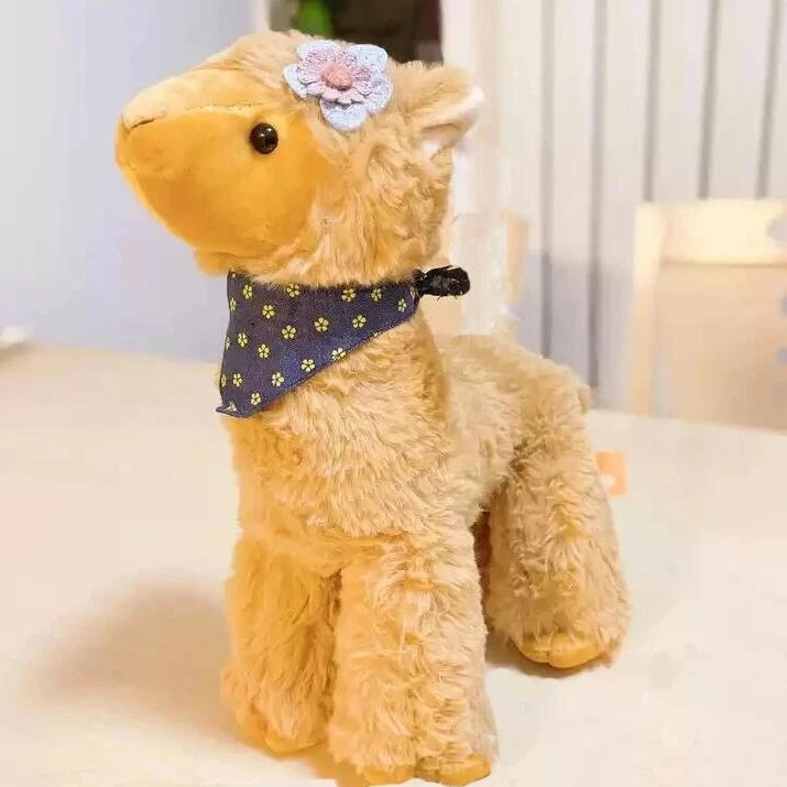 عروسک مدل پولیشی طرح لاما کد 3 ارتفاع 25 سانتی متر