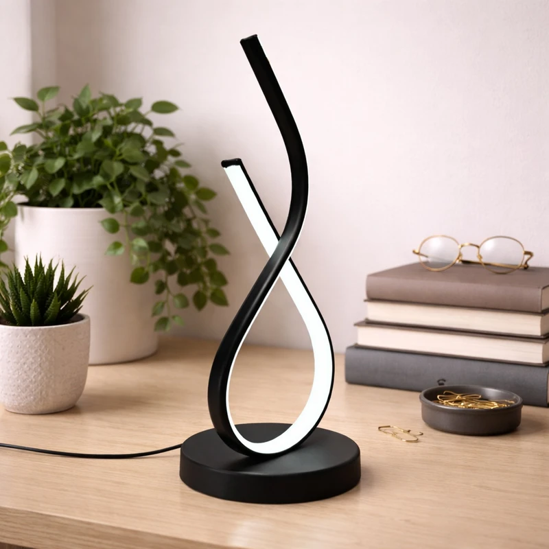 آباژور رومیزی دلوری مدل مدرن کد 00491