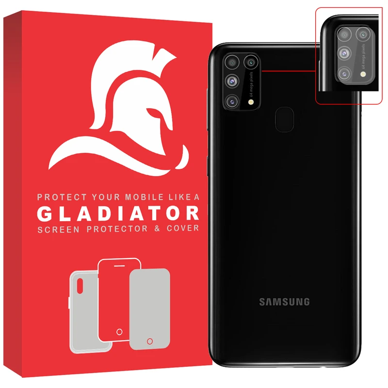 محافظ لنز دوربین گلادیاتور مدل GCS1000 مناسب برای گوشی موبایل سامسونگ Galaxy M31
