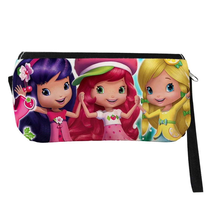   جامدادی طرح دختر توت فرنگی مدل دو زیپ کد 177