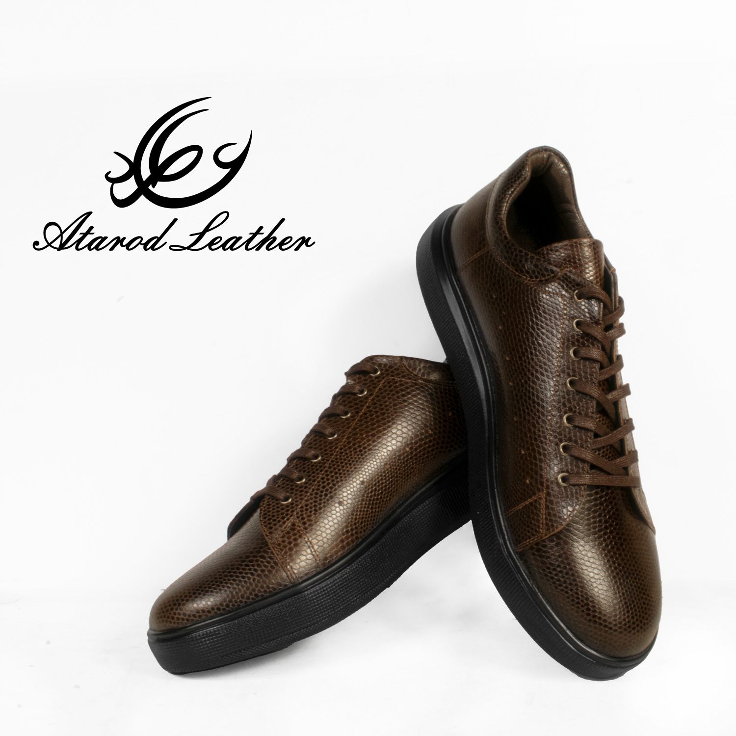 کفش روزمره مردانه چرم عطارد مدل چرم طبیعی کد SH381 -  - 8