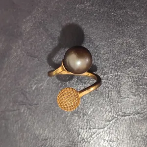  انگشتر طلا 18 عیار زنانه قیراط طرح دایره کد GH1493