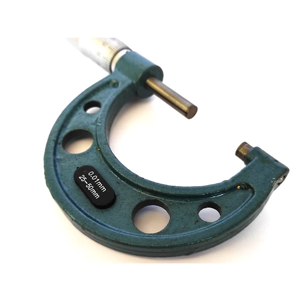 میکرومتر خارج سنج کد m50 گستره 50-25 میلی متر میکرومتر خارج سنج کد m50 گستره 50-25 میلی متر