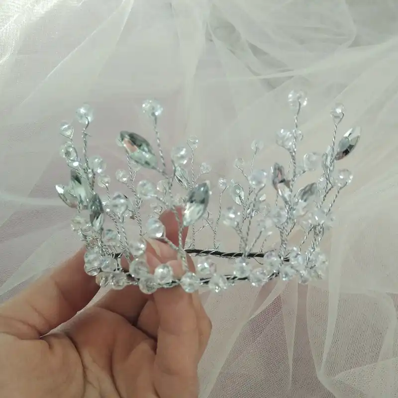 تاج مو دخترانه مدل گرد