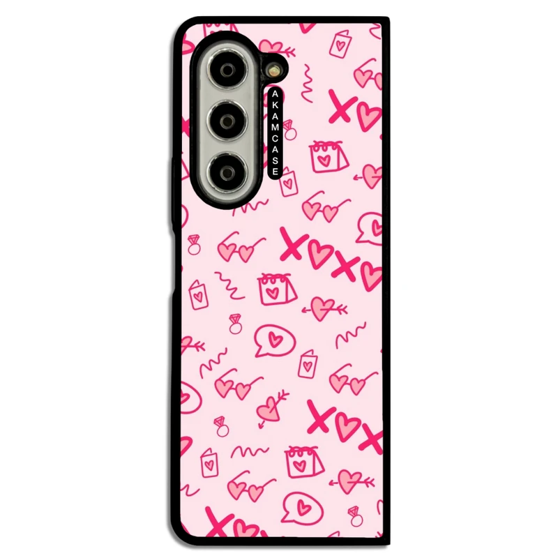 کاور آکام مدل AMC-WSGZFOLD5-PINK-13 مناسب برای گوشی موبایل سامسونگ Galaxy Z Fold 5