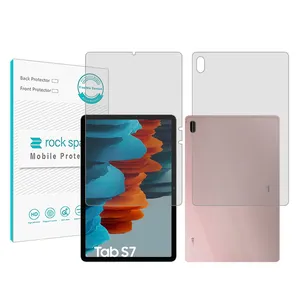 Rockspace model Hygel screen protector suitable for Samsung Galaxy Tab S7 Lite tablet along with tablet back protector