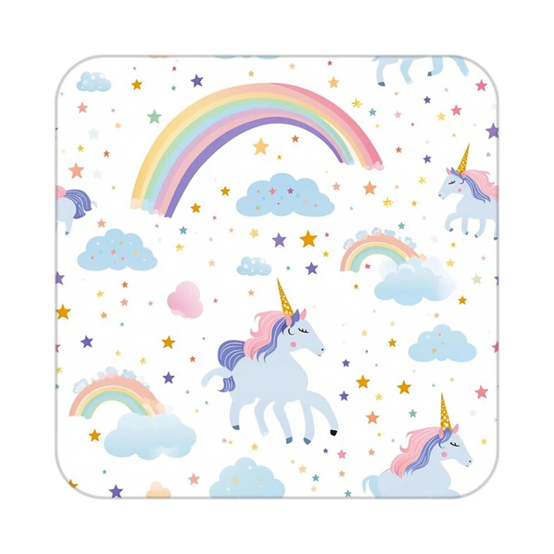 زیر لیوانی کاکتی طرح اسب تک شاخ و یونیکورن مدل mp32081