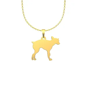 گردنبند طلا 18 عیار زنانه مدوپد مدل سگ کد J2-1-1259