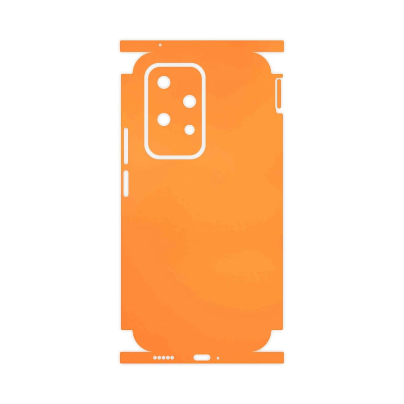 برچسب پوششی ماهوت مدل Matte-Orange-FullSkin مناسب برای گوشی موبایل آنر 200 Lite