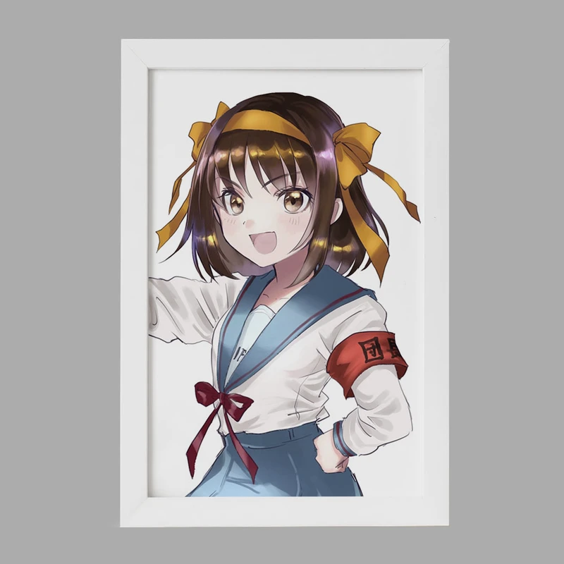 تابلو خندالو مدل هاروهی انیمه ناپدید شدن هارومی سوزومیا The Disappearance of Haruhi Suzumiya  کد 23120