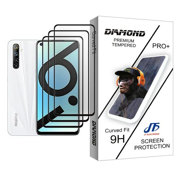 محافظ صفحه نمایش جی اف مدل Diamond Glass MIX003 مناسب برای گوشی موبایل شیائومی 6i (India) بسته سه عددی