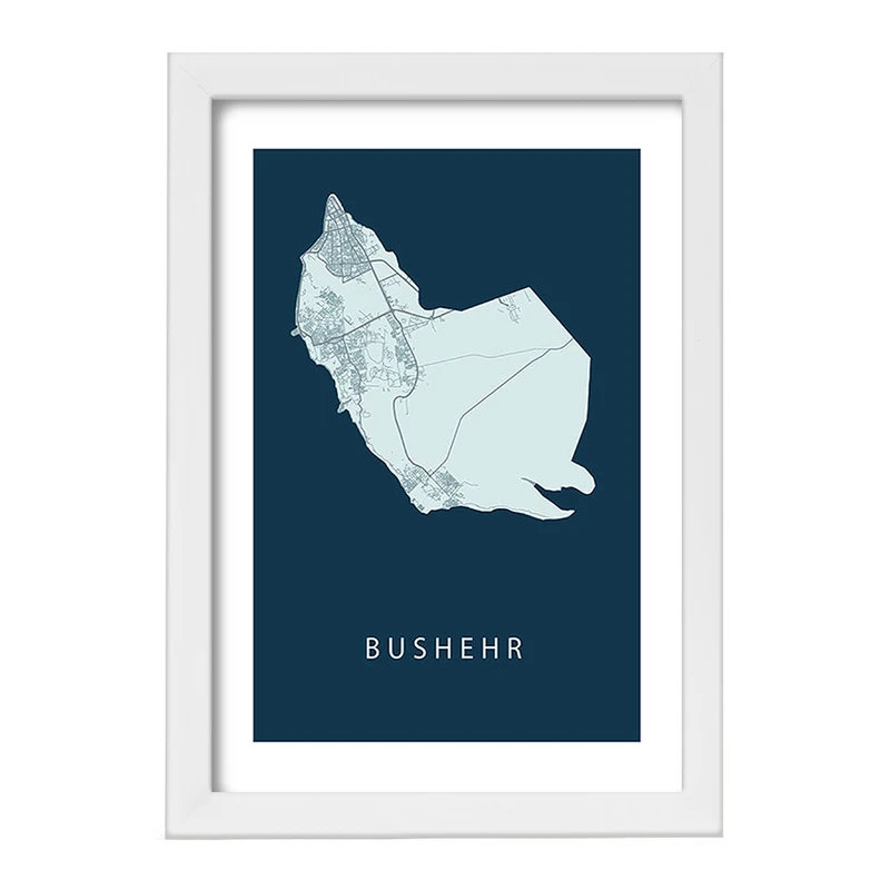 تابلو خندالو مدل نقشه بوشهر کد F11965