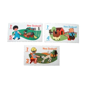 تمبر یادگاری مدل کارتونی کد DS2081 مجموعه 3 عددی