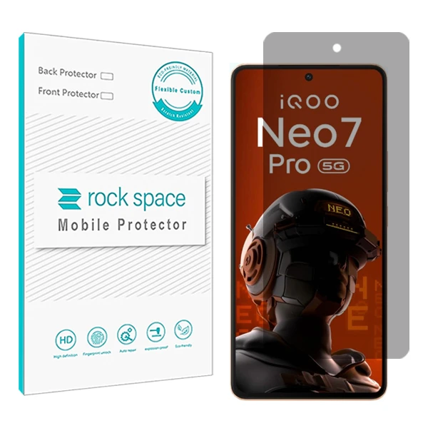 محافظ صفحه نمایش حریم شخصی راک اسپیس کد PRV مناسب برای گوشی موبایل ویوو iQOO Neo 7 Pro