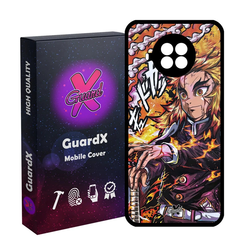کاور گارد ایکس طرح شیطان کش انیمه مدل Glass10587 مناسب برای گوشی موبایل شیائومی  MI 10T Lite/Redmi Note 9 Pro 5G/10I 5G