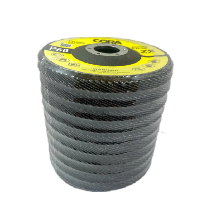 سنباده فلاپ دیسک کورا پلاس مدل 60-115 بسته 10 عددی