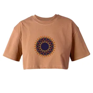 کراپ‌تاپ آستین کوتاه زنانه مدل سنتی کد K29 K