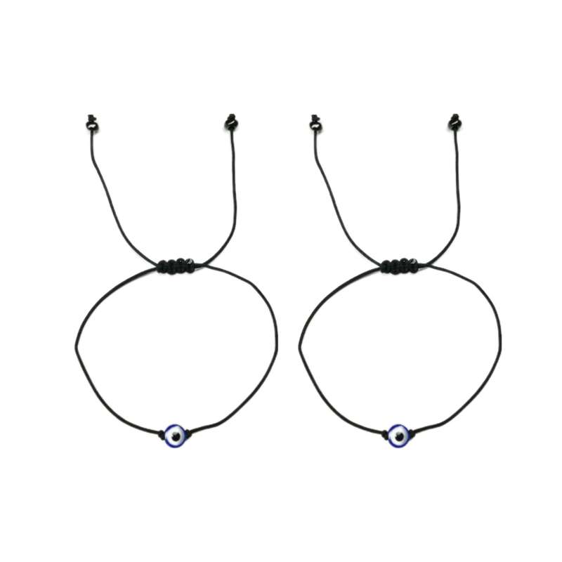 دستبند زنانه مدل چشم نظر 01 مجموعه 2 عددی