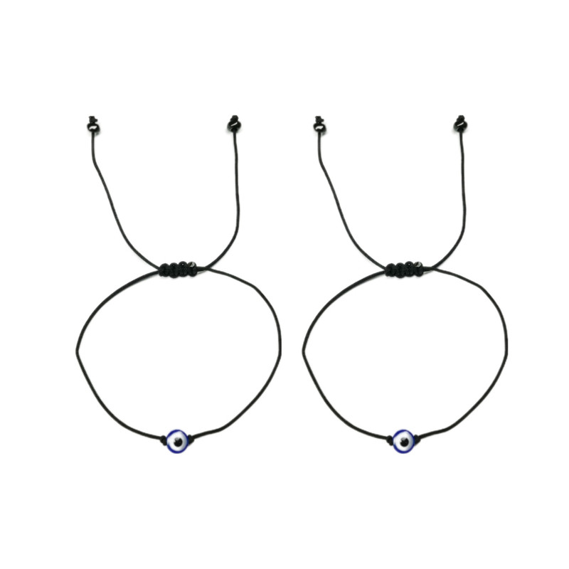 دستبند زنانه مدل چشم نظر 01 مجموعه 2 عددی