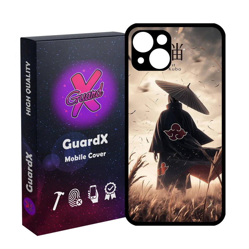 کاور گارد ایکس طرح Itachi Naruto Anime مدل Glass10739 مناسب برای گوشی موبایل اپل iPhone 13