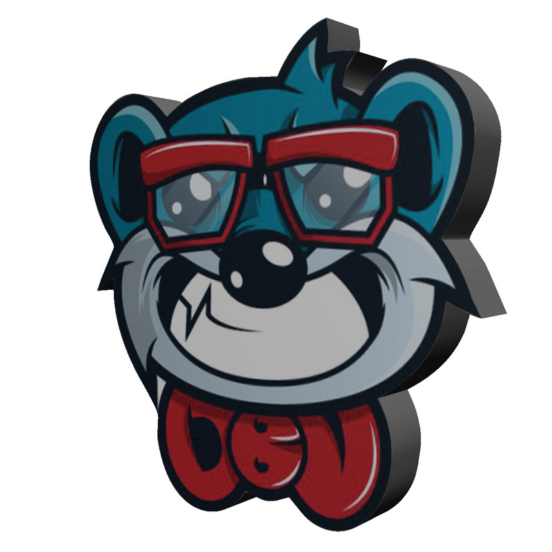 استیکر تزئینی موبایل طرح خرس کد 4