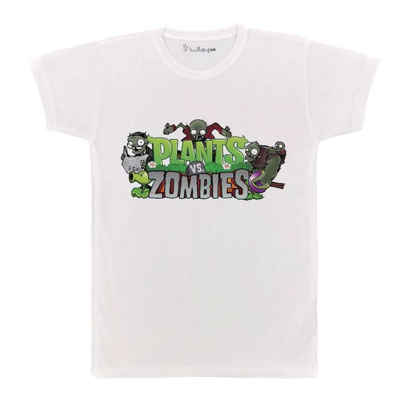 تی شرت بچگانه پرمانه طرح Plants vs Zombies کد pmt.2697