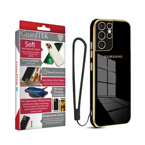 کاور گاردتک اساک مدل My Case Strap مناسب برای گوشی موبایل سامسونگ Galaxy S21 Ultra به همراه بندآویز