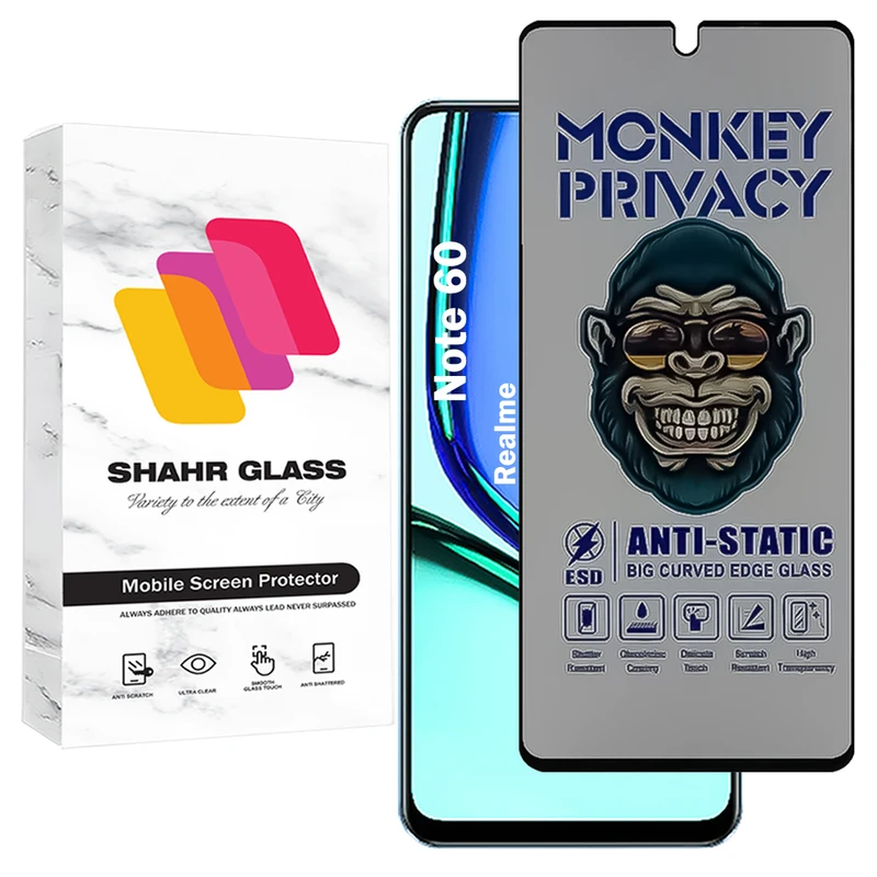 محافظ صفحه نمایش شهر گلس مدل AMPS مناسب برای گوشی موبایل ریلمی Note 60