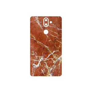MAHOOT Red Marble Cover Sticker for Nokia 8 Sirocco