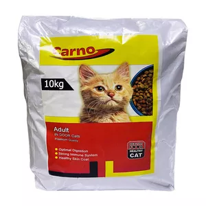 غذا گربه بالغ کارنو مدل پرمیوم وزن 10 کیلوگرم