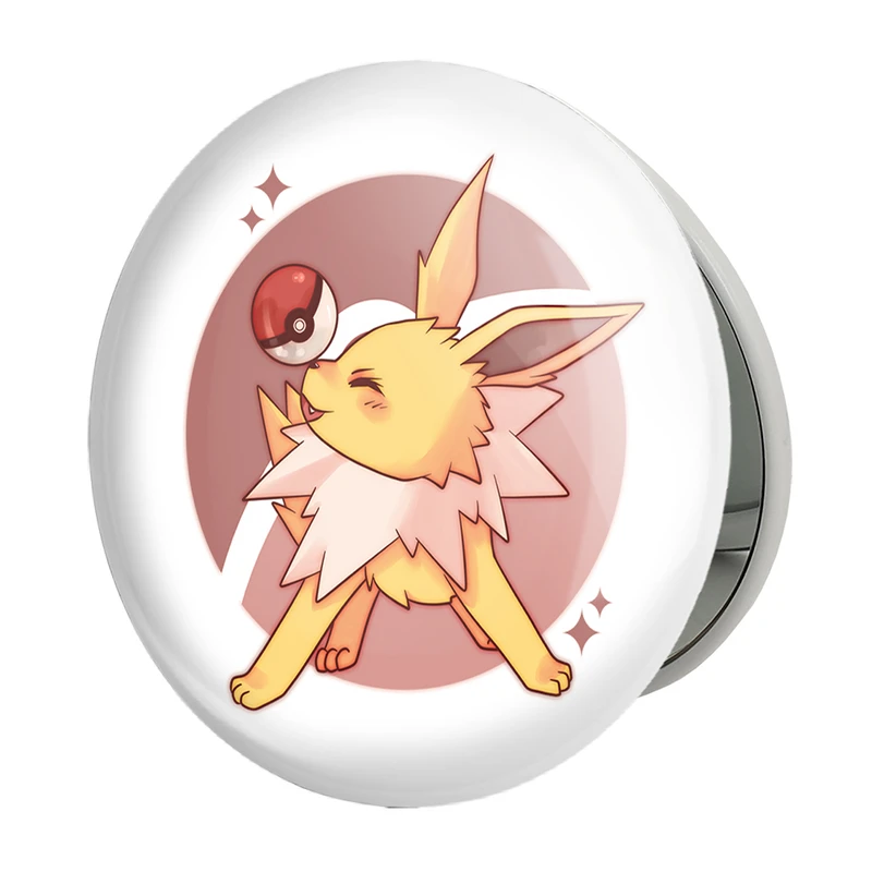 آینه جیبی خندالو طرح تندرز انیمه پوکمون مدل تاشو کد 17340 