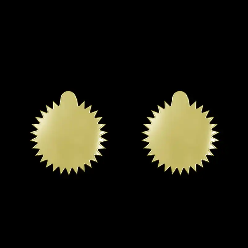 گوشواره طلا 18 عیار زنانه مدوپد مدل ستاره کد GA1-15616