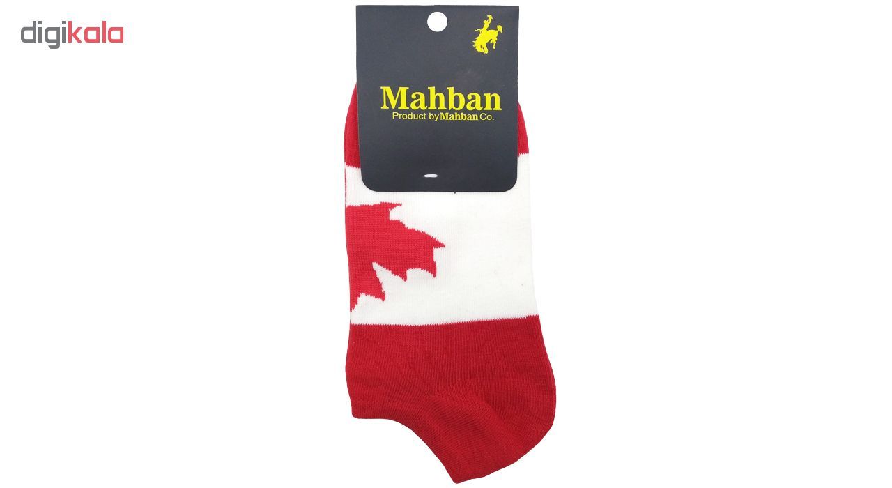 جوراب مردانه مچی مهبان مدل پرچم کانادا -  - 2