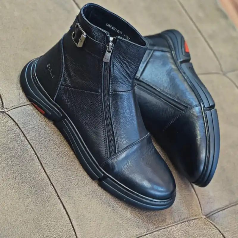 نیم بوت مردانه مدل میلینگ کد S7 رنگ مشکی