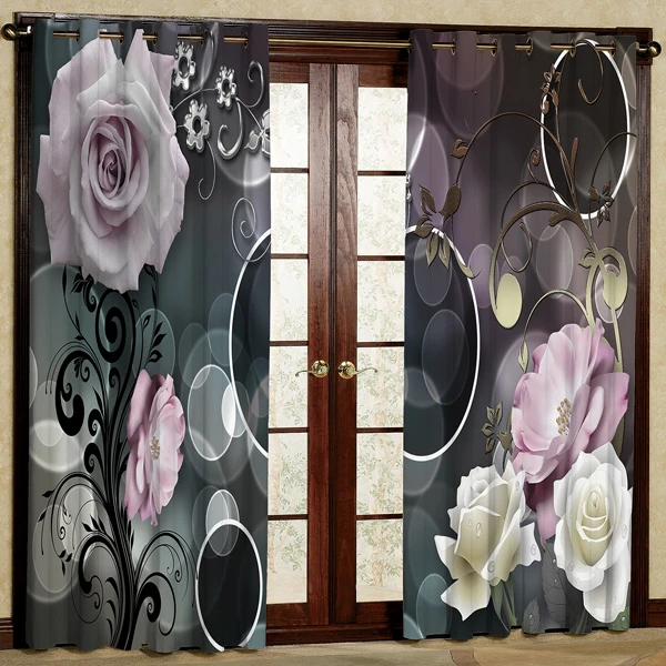 پرده مدل مخمل پانچی کد 6566 سایز 280x140 سانتی متر