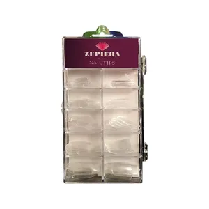 تیپ کاشت ناخن زوپیرا مدل 1 بسته 100 عددی