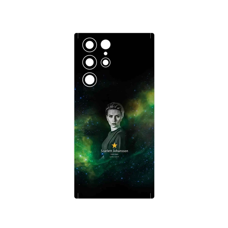 برچسب پوششی ماهوت مدل Scarlett Johansson مناسب برای گوشی موبایل سامسونگ Galaxy S22 Ultra 5G