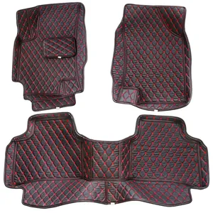 کفپوش 5 بعدی خودرو مدل چرم گلدوزی مناسب برای JAC J4