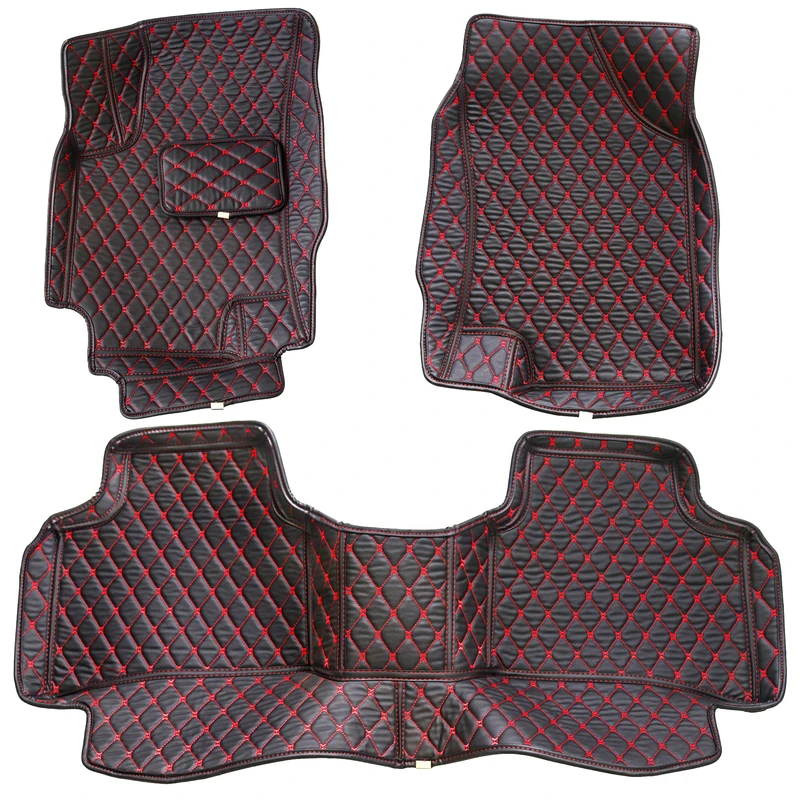 کفپوش5بعدی خودرو مدل چرم گلدوزی مناسب برای جکJ4