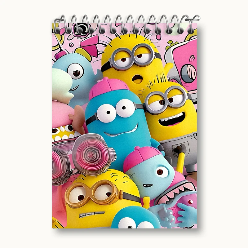 دفتر یادداشت 50 برگ خندالو طرح مینیون ها (Minions) کد N3139