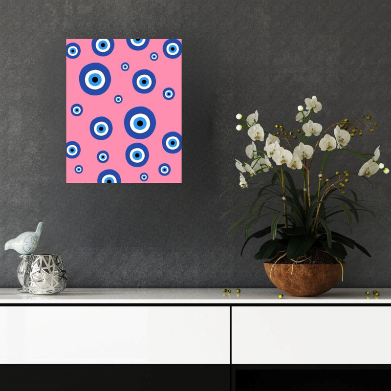 پوستر مدل چاپی الگوی چشم 